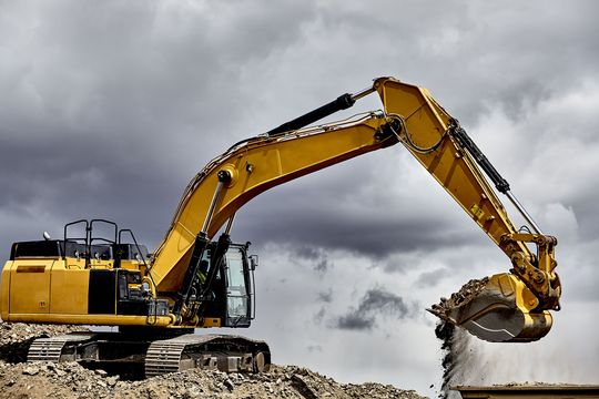 Sensoren für Baumaschinen